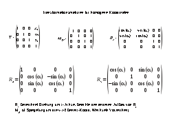 Transformationsmatrizen